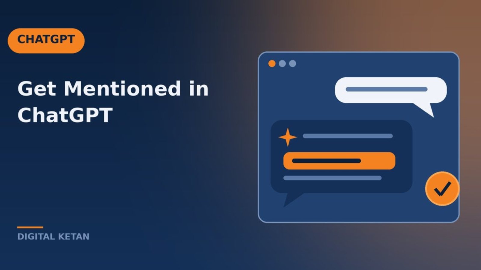 Brand visibility in ChatGPT showing a business being recommended within an AI assistant conversation