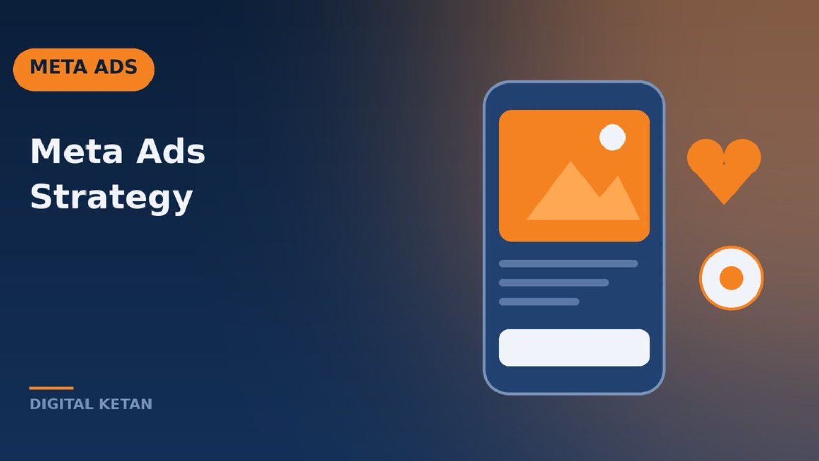 Meta Ads strategy showing social ad creative, audience targeting, and conversion tracking for Facebook and Instagram
