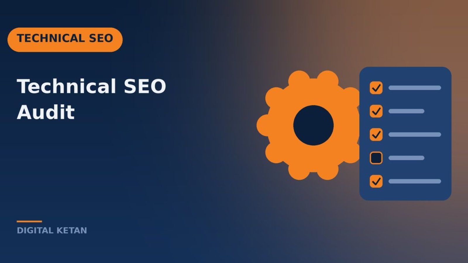 Technical SEO audit showing site crawl, indexation checks, page speed, and structured data review