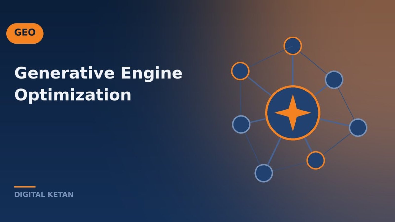 Generative engine optimization concept showing brand content connected to AI generated answers and citations